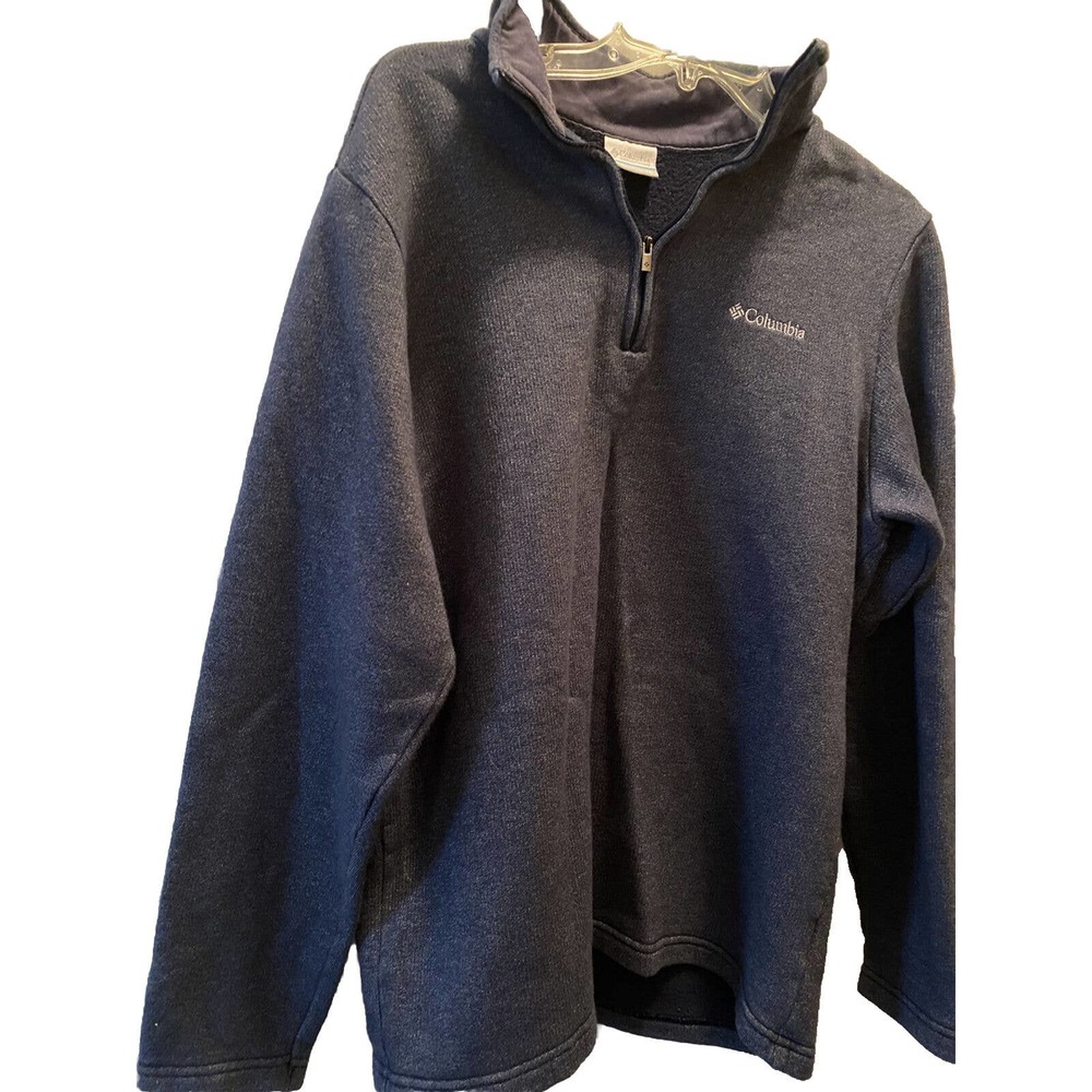 Columbia‎ Sportswear Men’s Half Zip Pullover Sweatshirt Sweater Fleece Lined MED